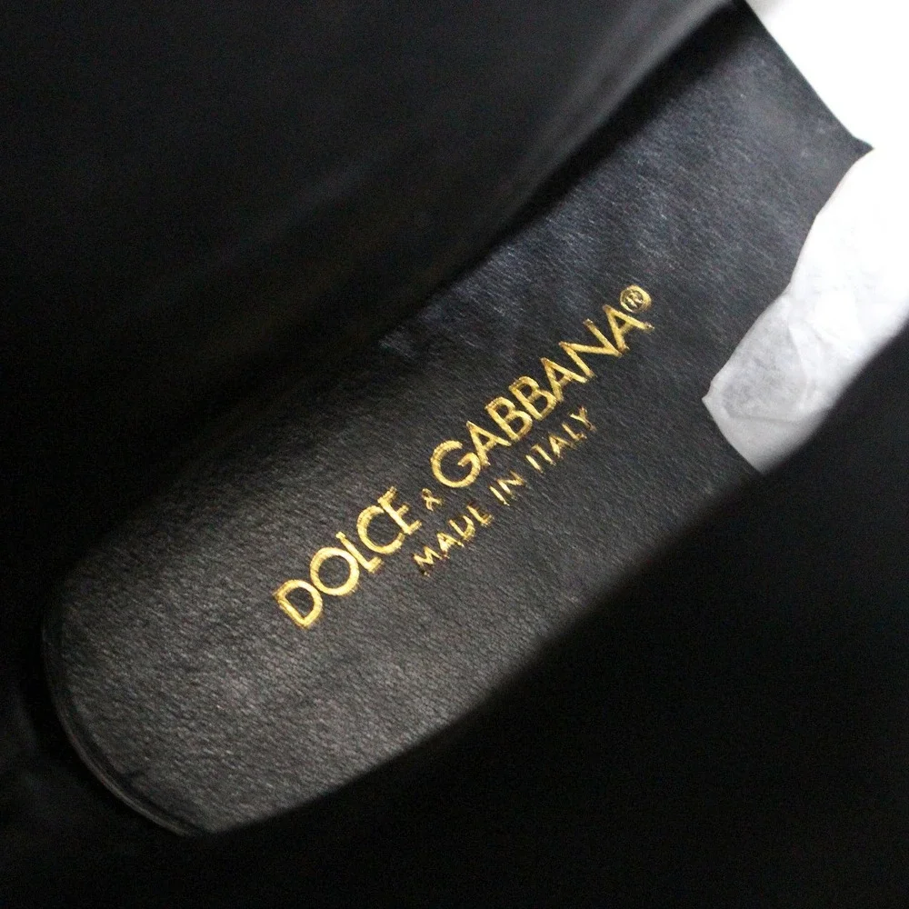 Dolce & Gabbana Wellies Wellington Knee High Polka Dot Rain Boots 35 Spotted